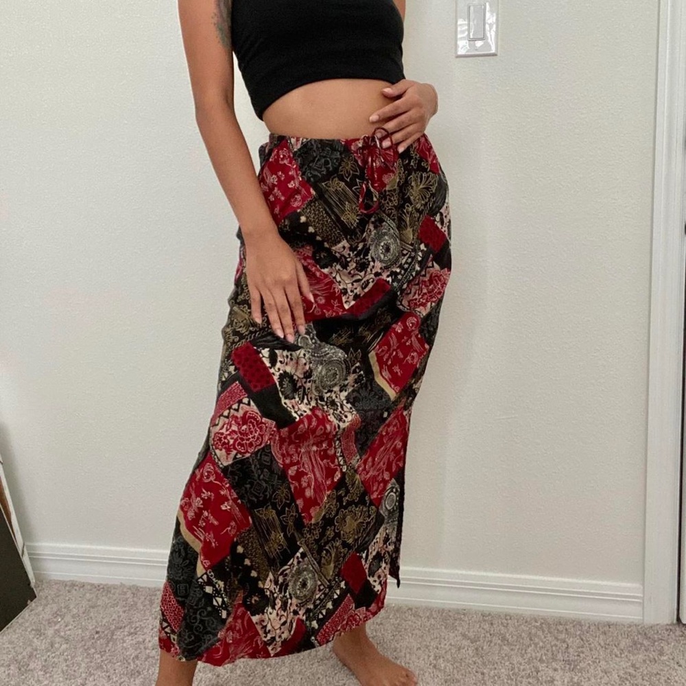 SOLD Patchwork Maxi Skirt ❤️‍🔥